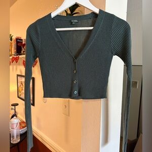 Wild Fable - Ribbed Button-Up Cardigan, size XS